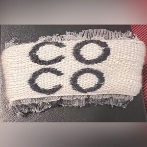 EUC CHANEL Coco Mark Wristband - Wimbledon Tennis Bracelet